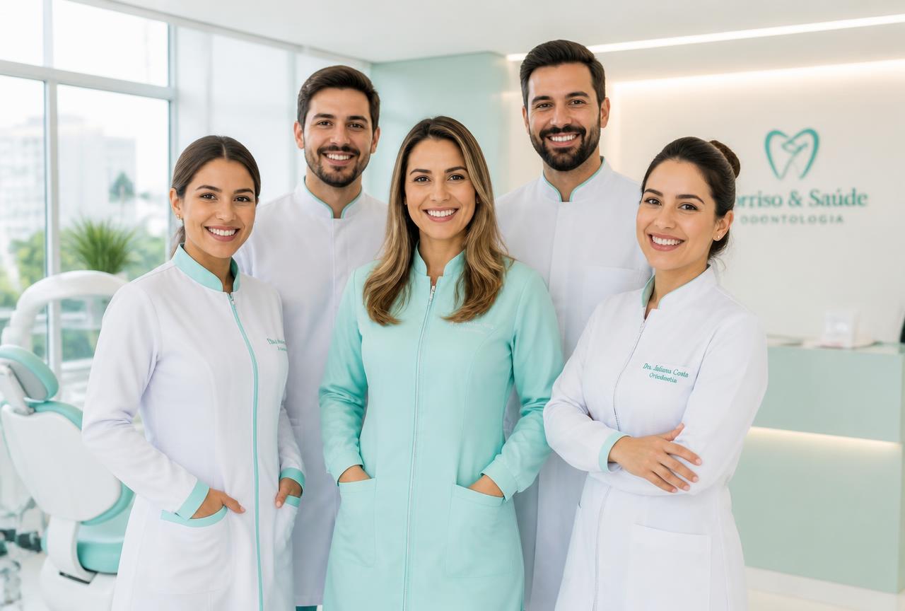 Equipe de dentistas da Sorria Sim Clínicas
